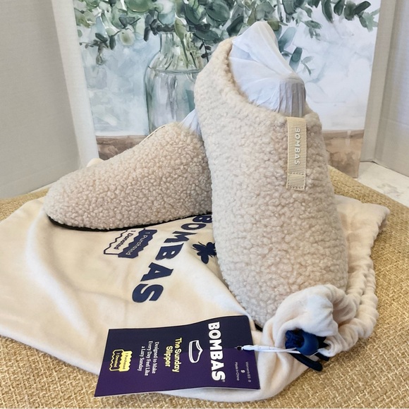 Bombas Sunday Slippers Cream Size 8.5/9, NWT - Picture 2 of 4